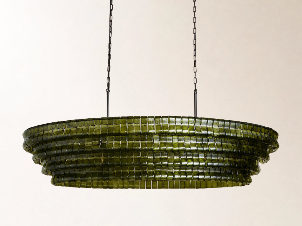 Ghiaccio Oval Chandelier