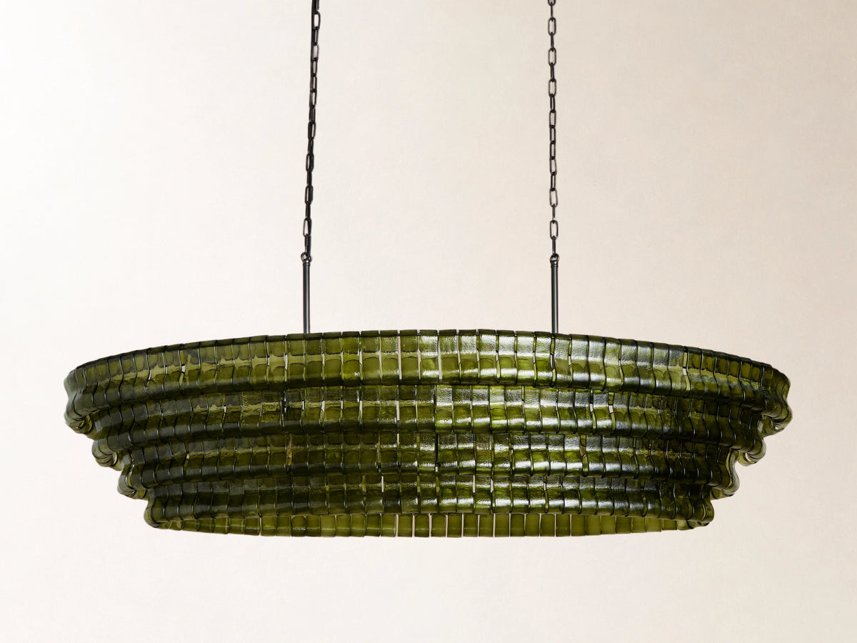 Ghiaccio Oval Chandelier