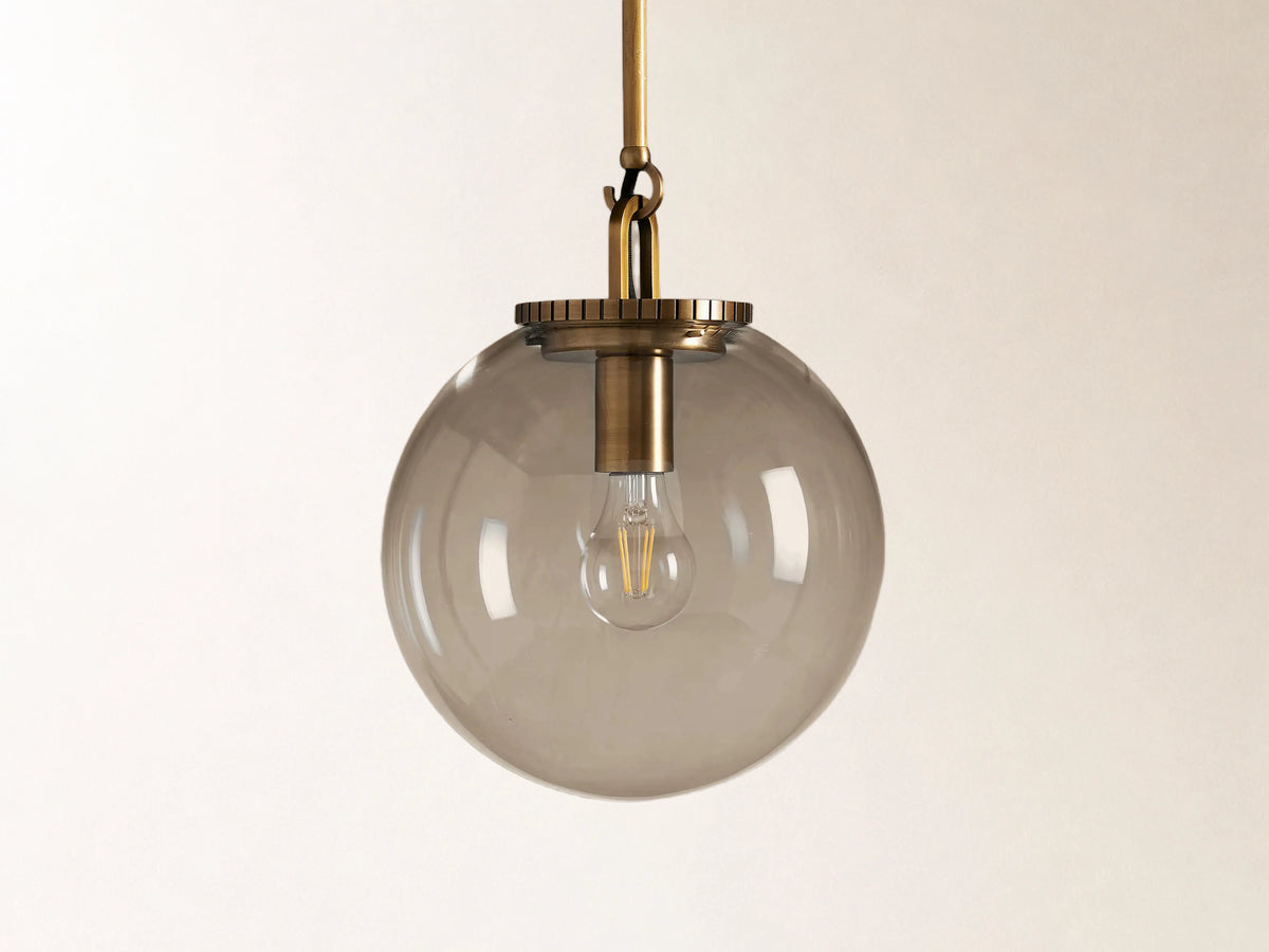 Wescott Globe Pendant with Rod