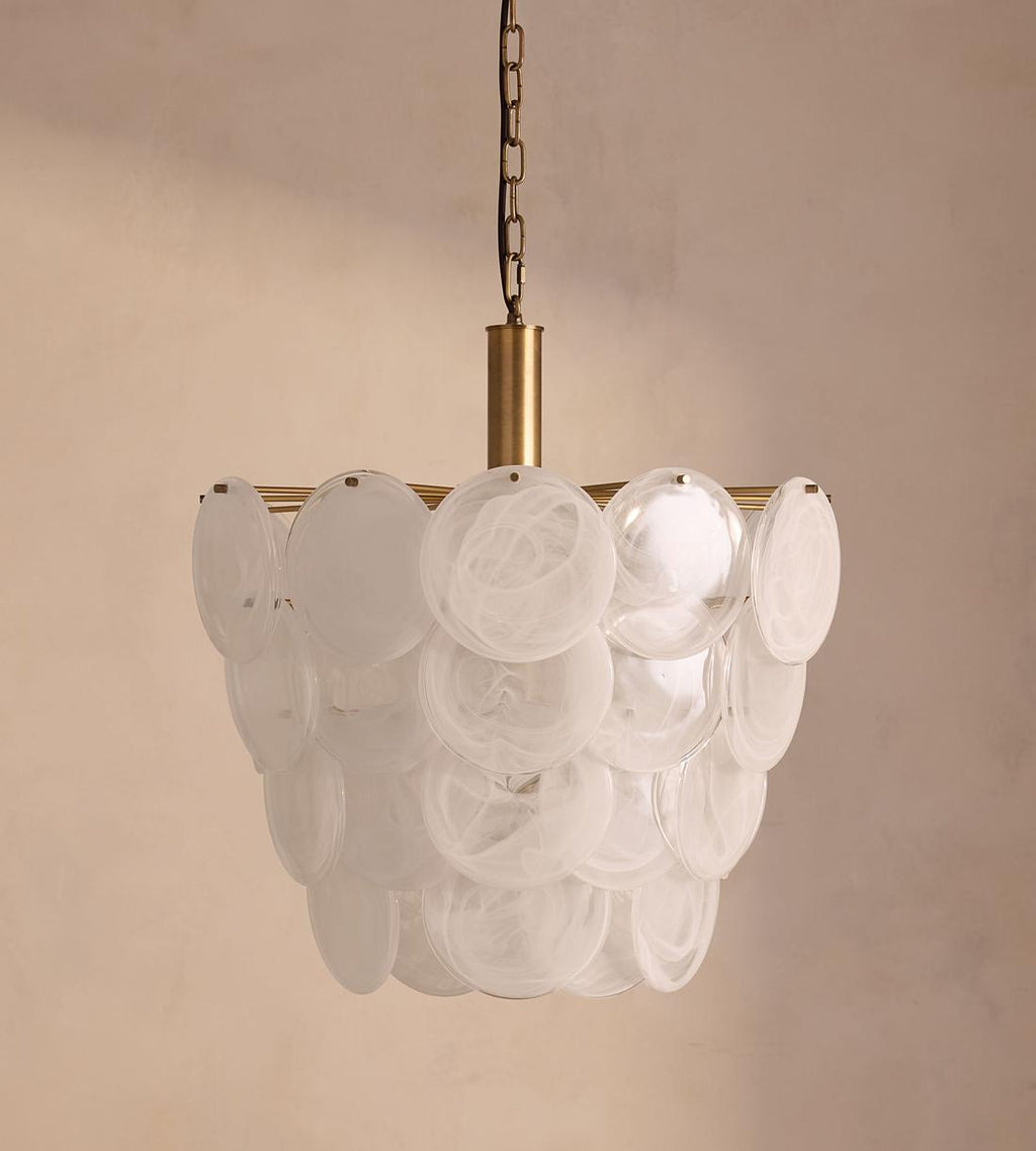 Elba Glass Chandelier 21.7"W