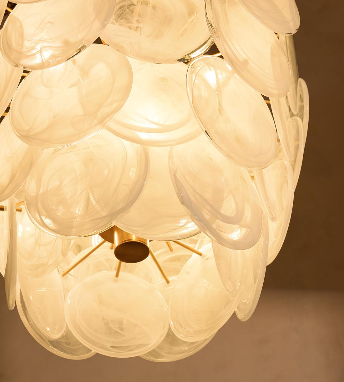 Elba Glass Chandelier 21.7"W