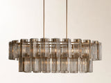 Delsie Oval Tiered Chandelier