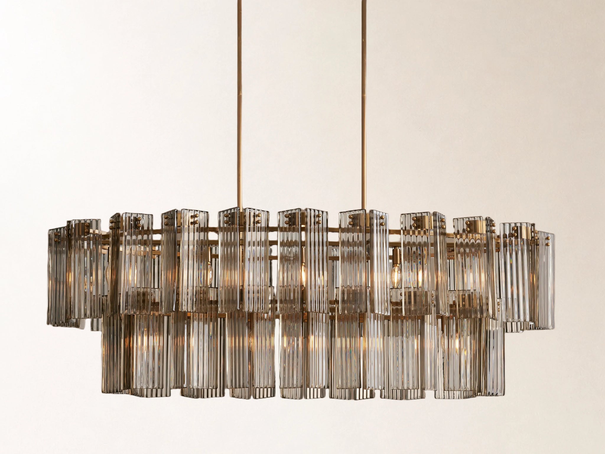 Delsie Oval Tiered Chandelier