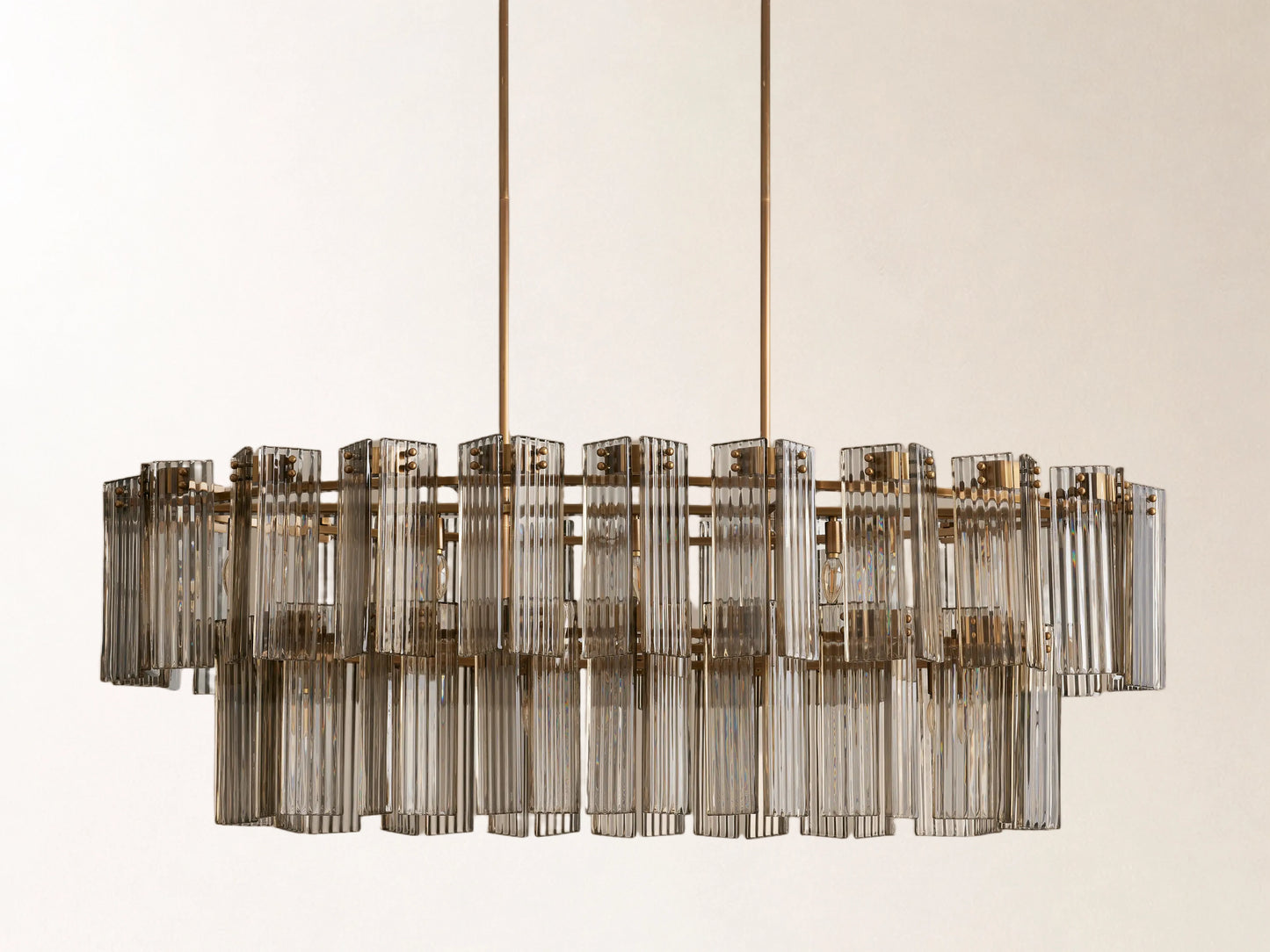 Delsie Oval Tiered Chandelier