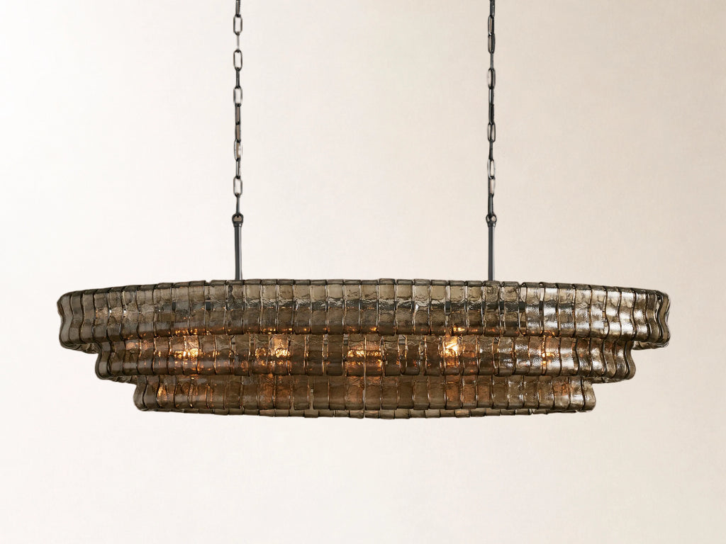 Ghiaccio Oval Chandelier