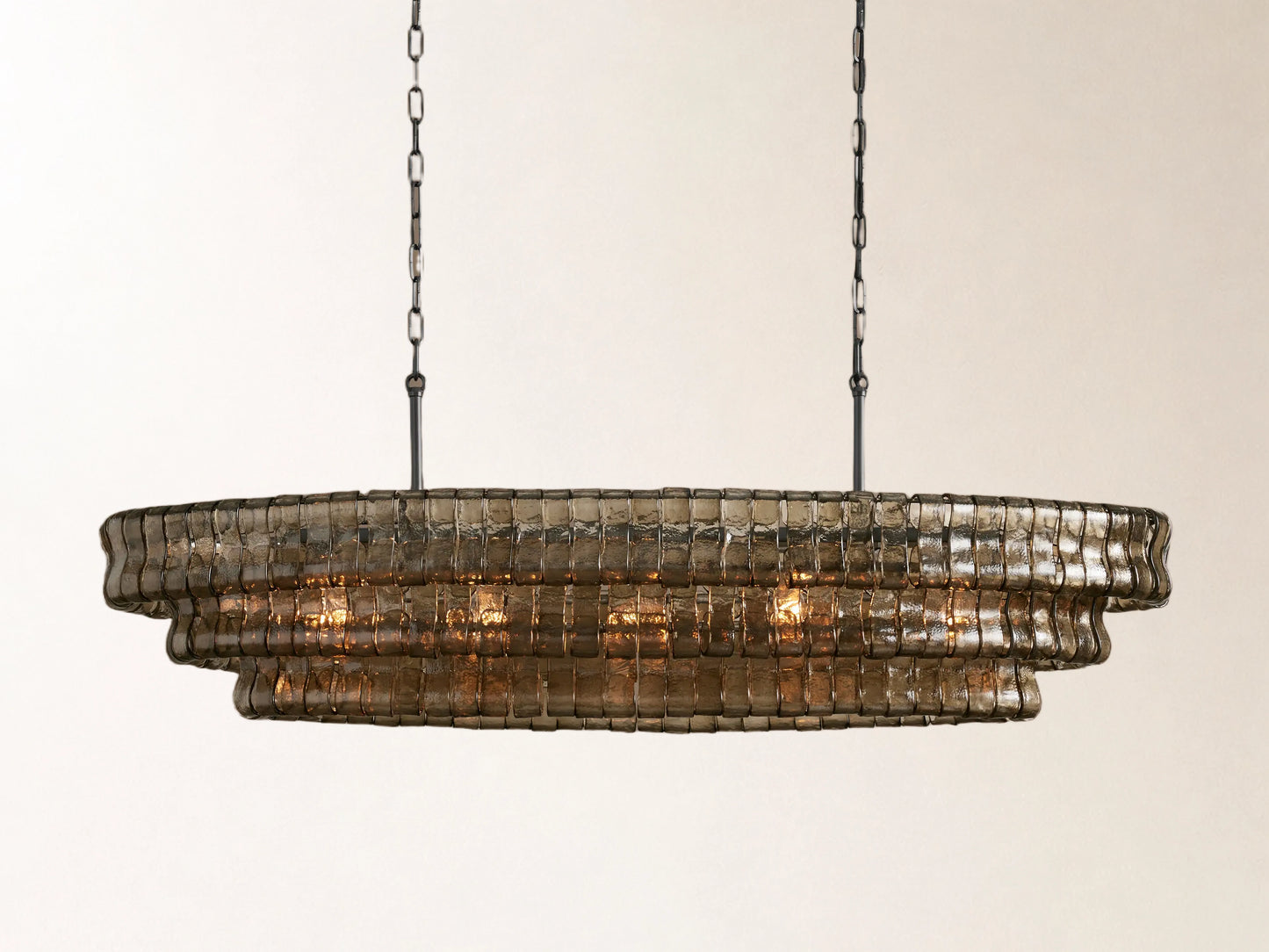 Ghiaccio Oval Chandelier