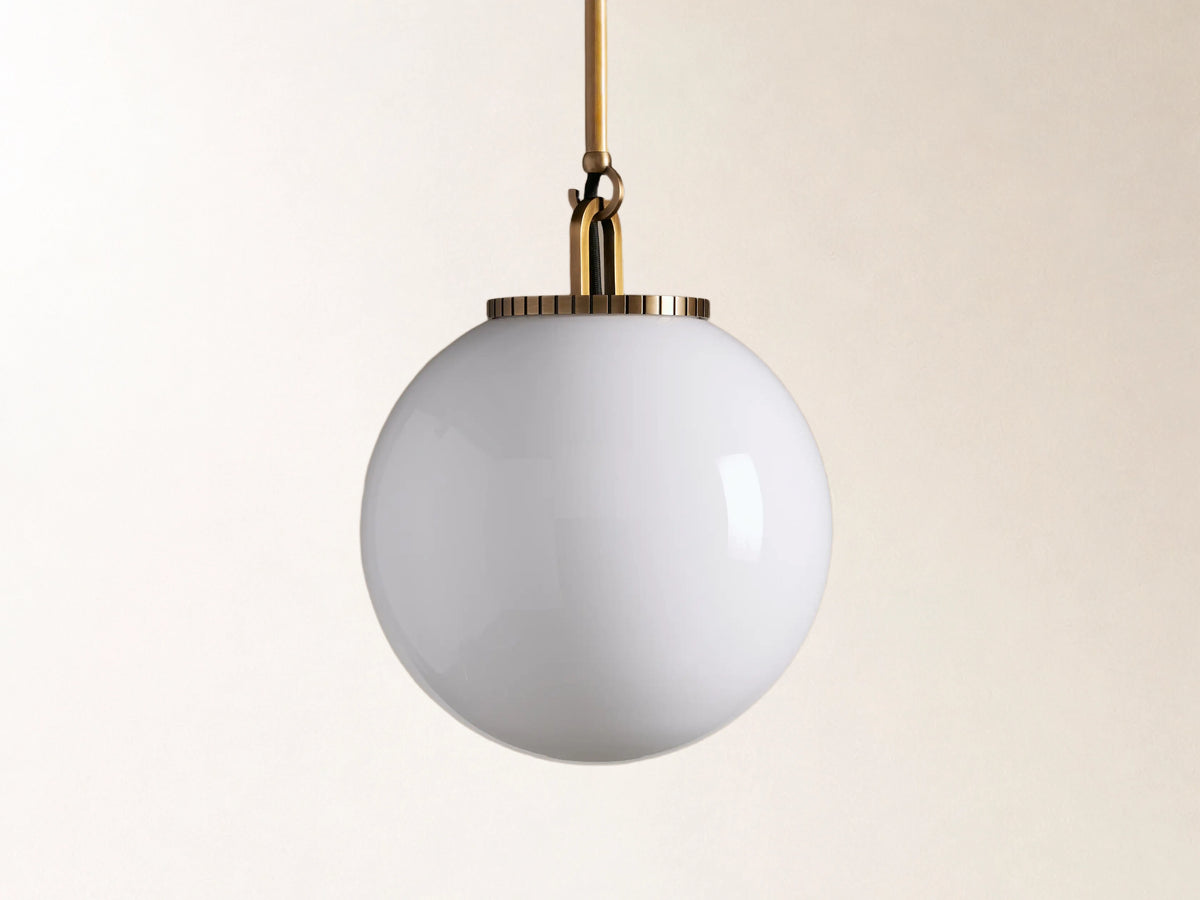 Wescott Globe Pendant with Rod