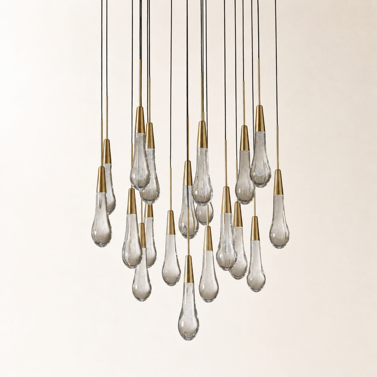Soltaire Crystal Round Chandelier 17" 24" 36" 48" 58"D