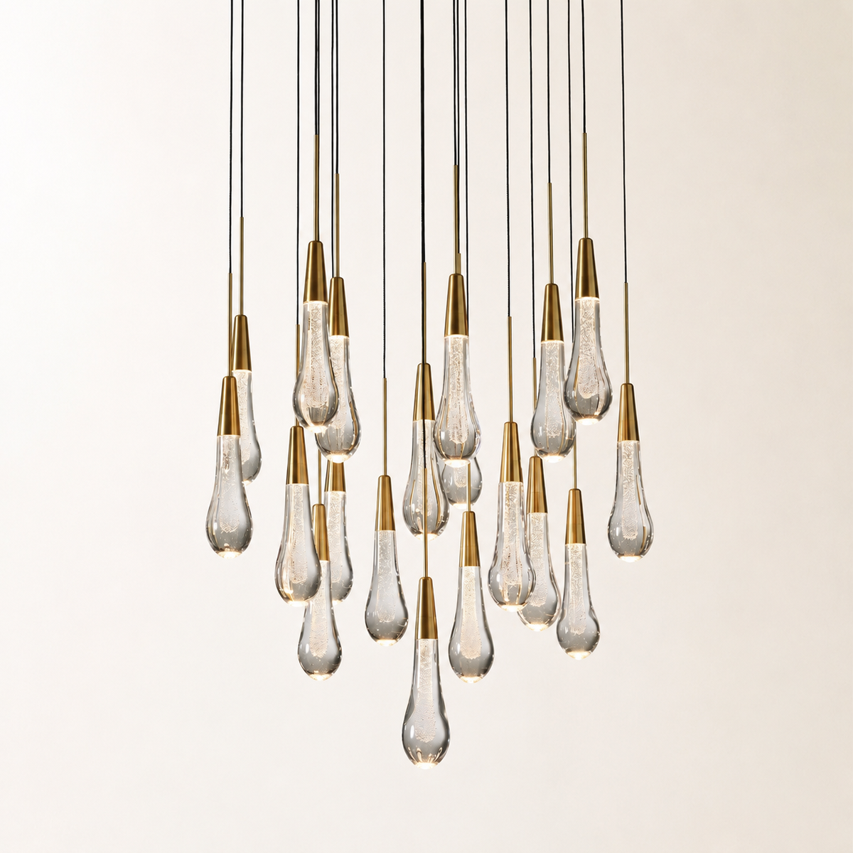 Soltaire Crystal Round Chandelier 17" 24" 36" 48" 58"D