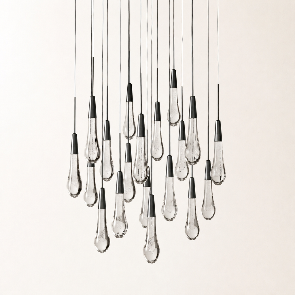 Soltaire Crystal Round Chandelier 17" 24" 36" 48" 58"D