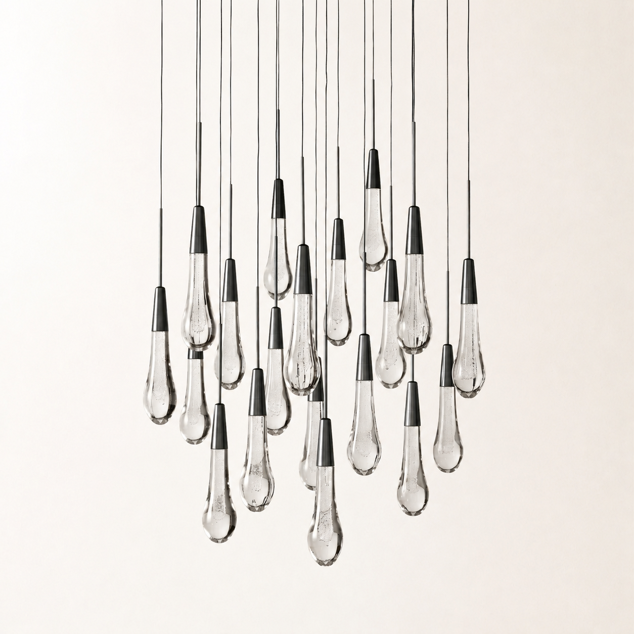 Soltaire Crystal Round Chandelier 17" 24" 36" 48" 58"D