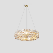 Aster Halo Crystal Ring Chandelier