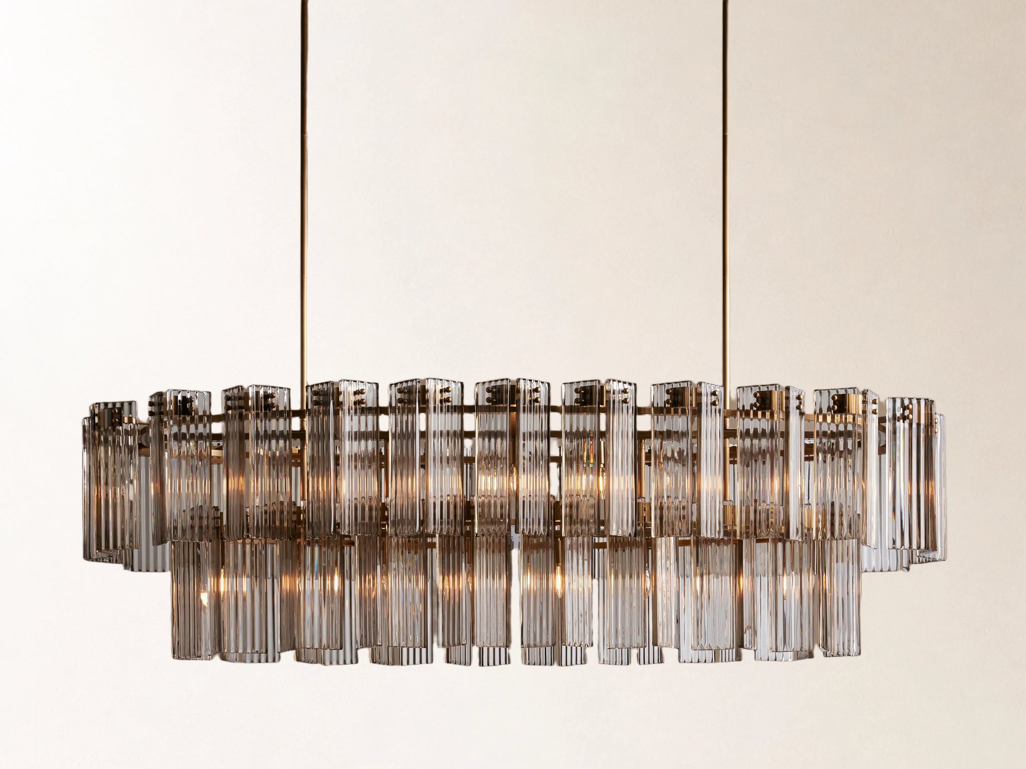 Delsie Oval Tiered Chandelier