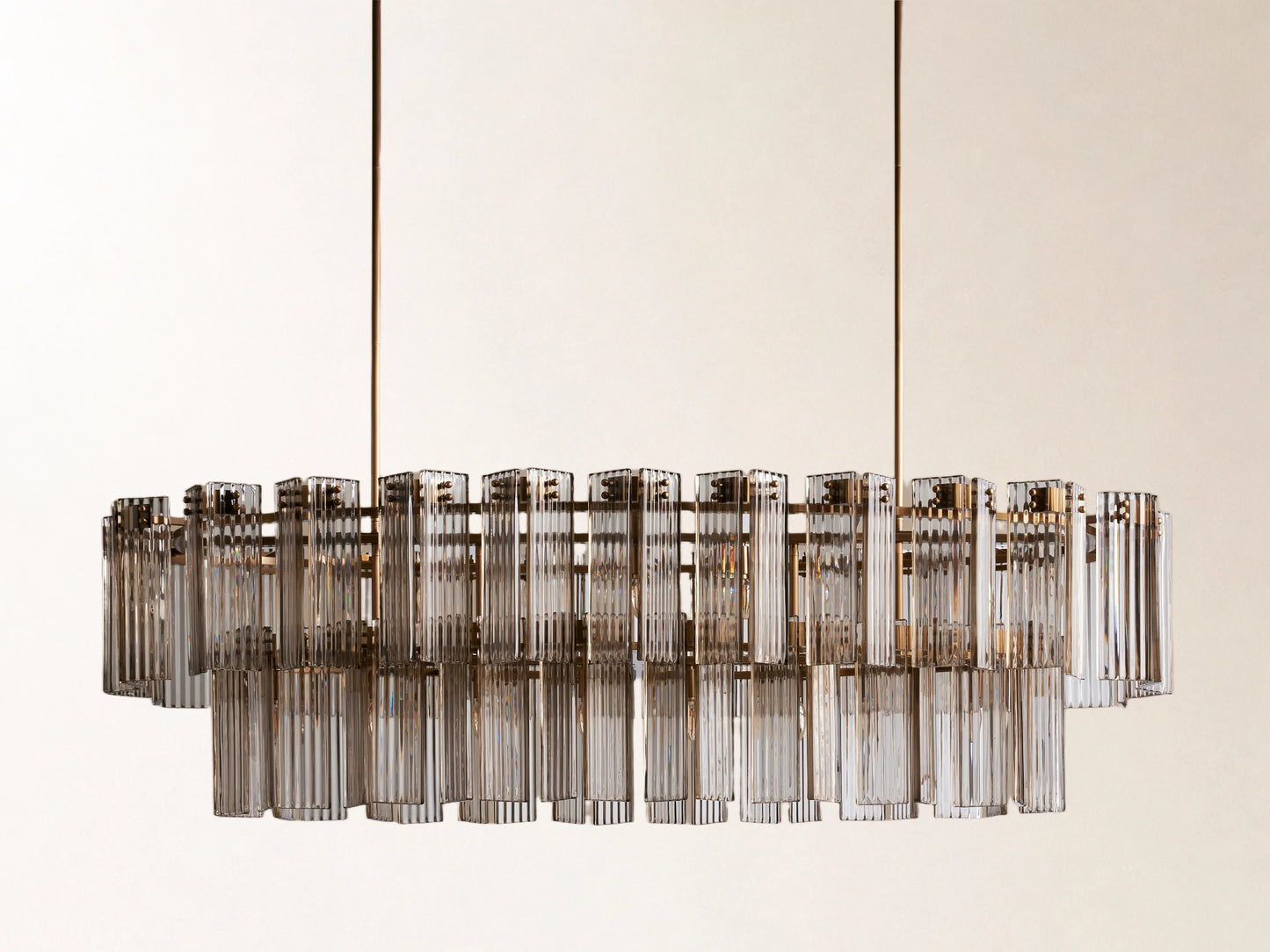 Delsie Oval Tiered Chandelier