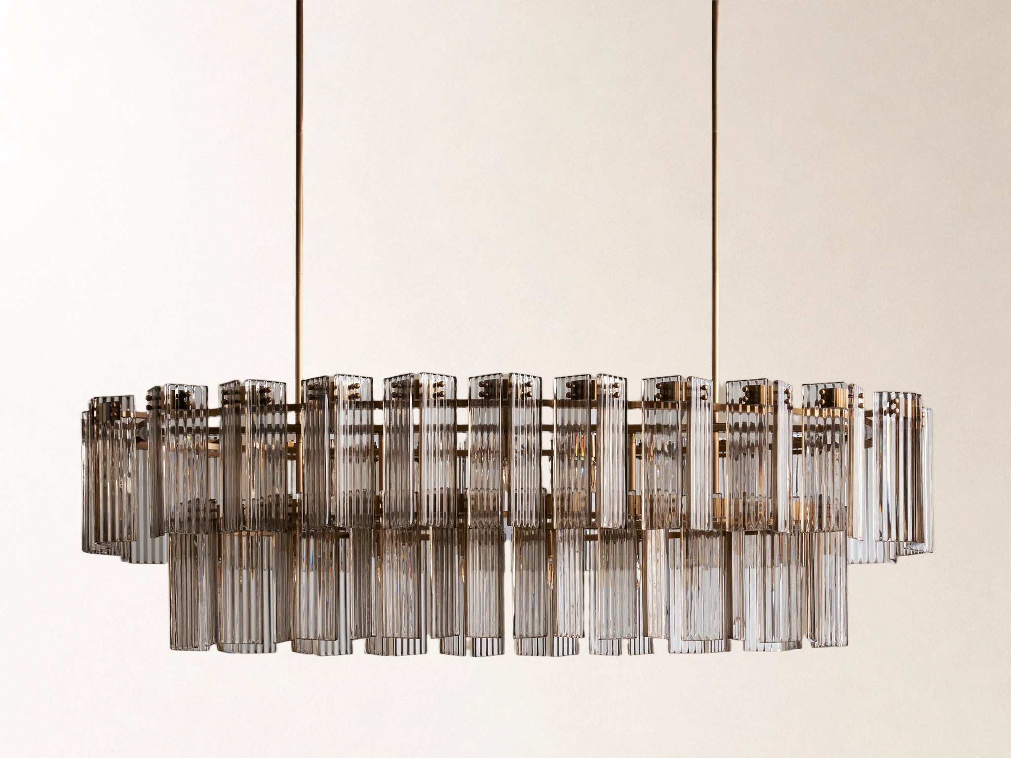 Delsie Oval Tiered Chandelier