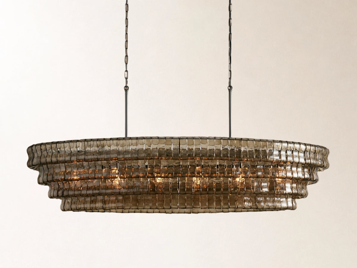Ghiaccio Oval Chandelier