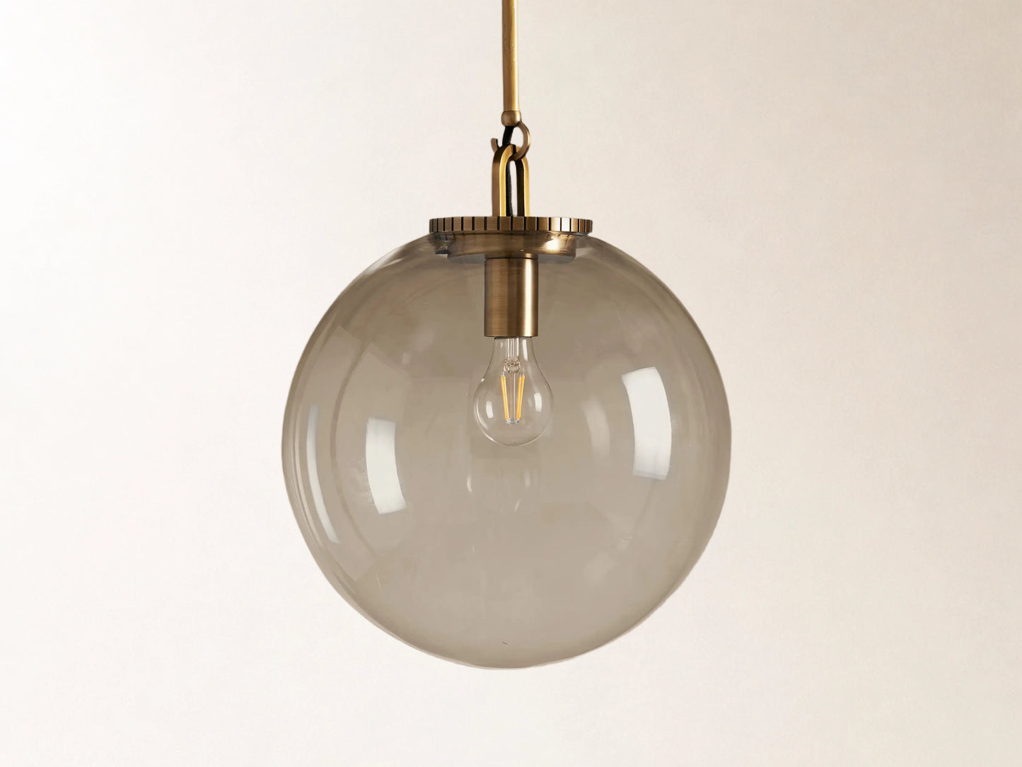 Wescott Globe Pendant with Rod