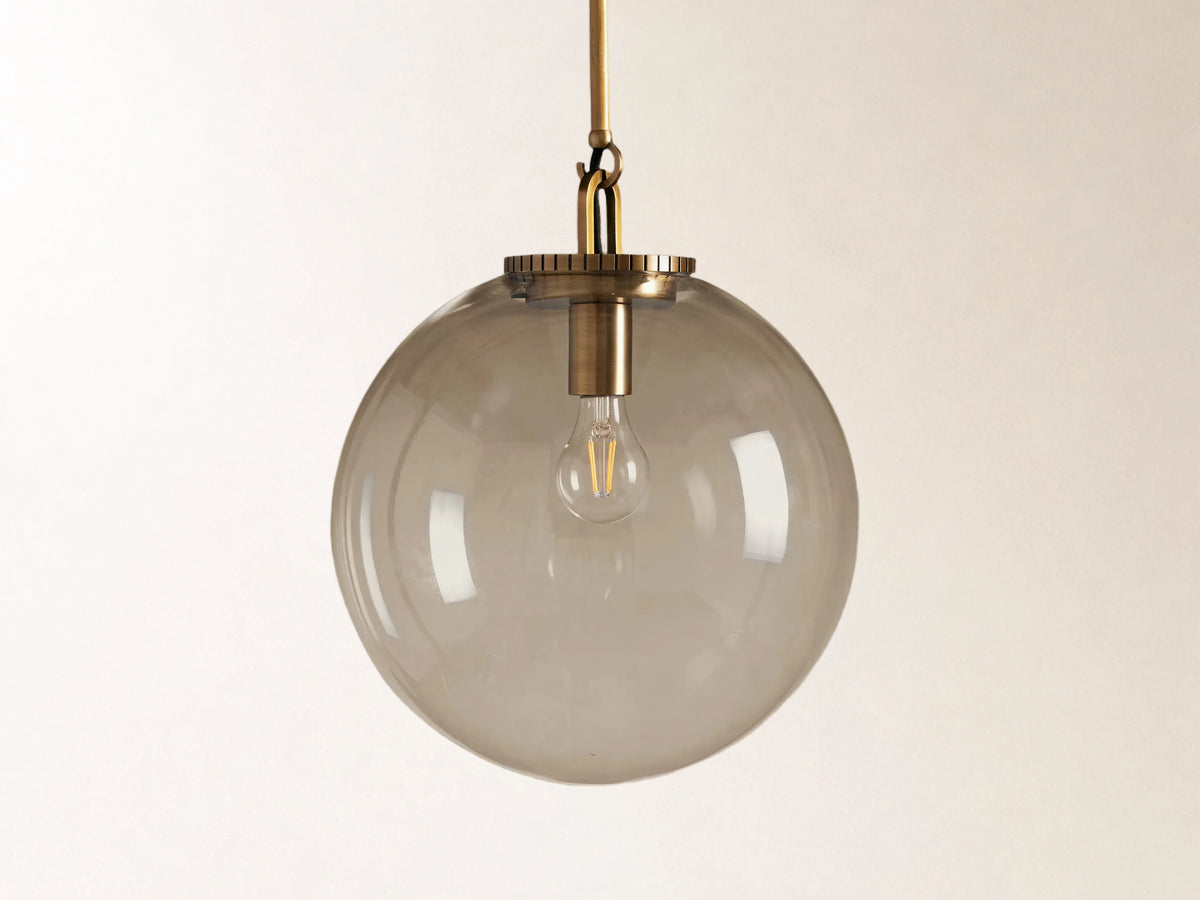 Wescott Globe Pendant with Rod