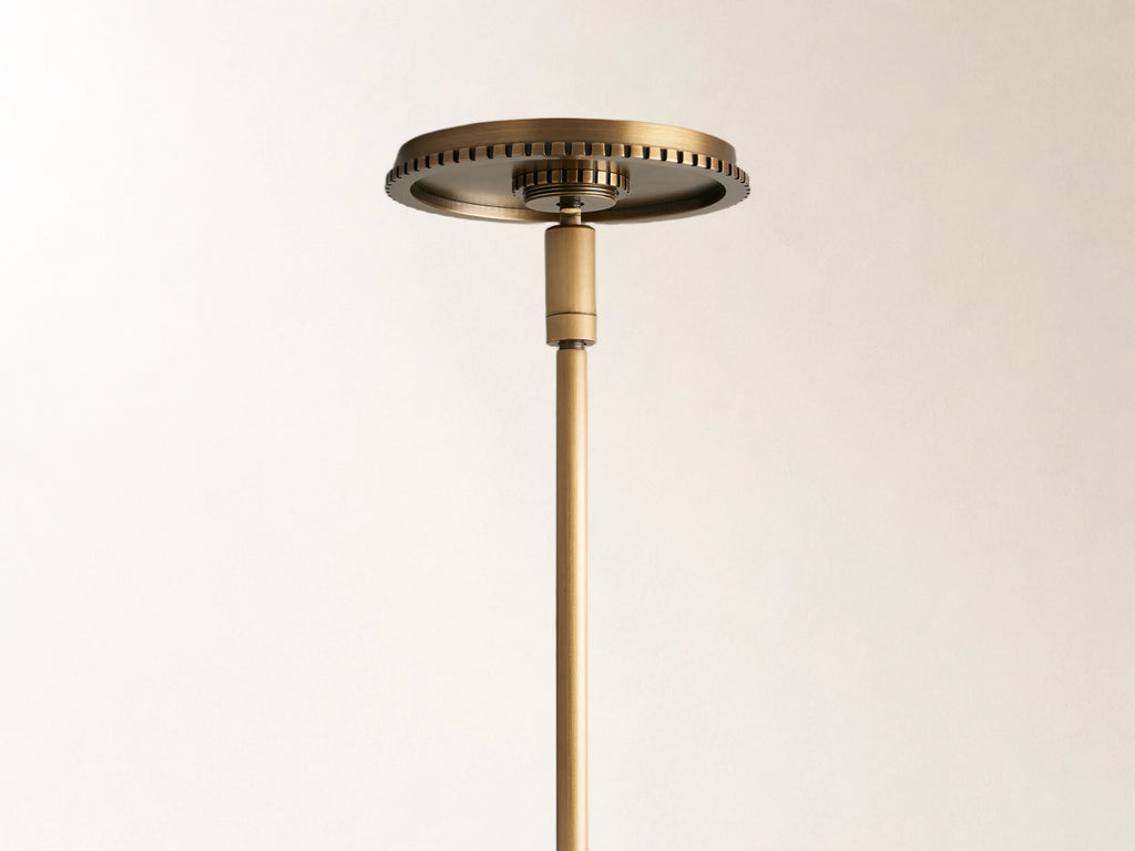 Wescott Globe Pendant with Rod