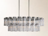 Delsie Oval Tiered Chandelier