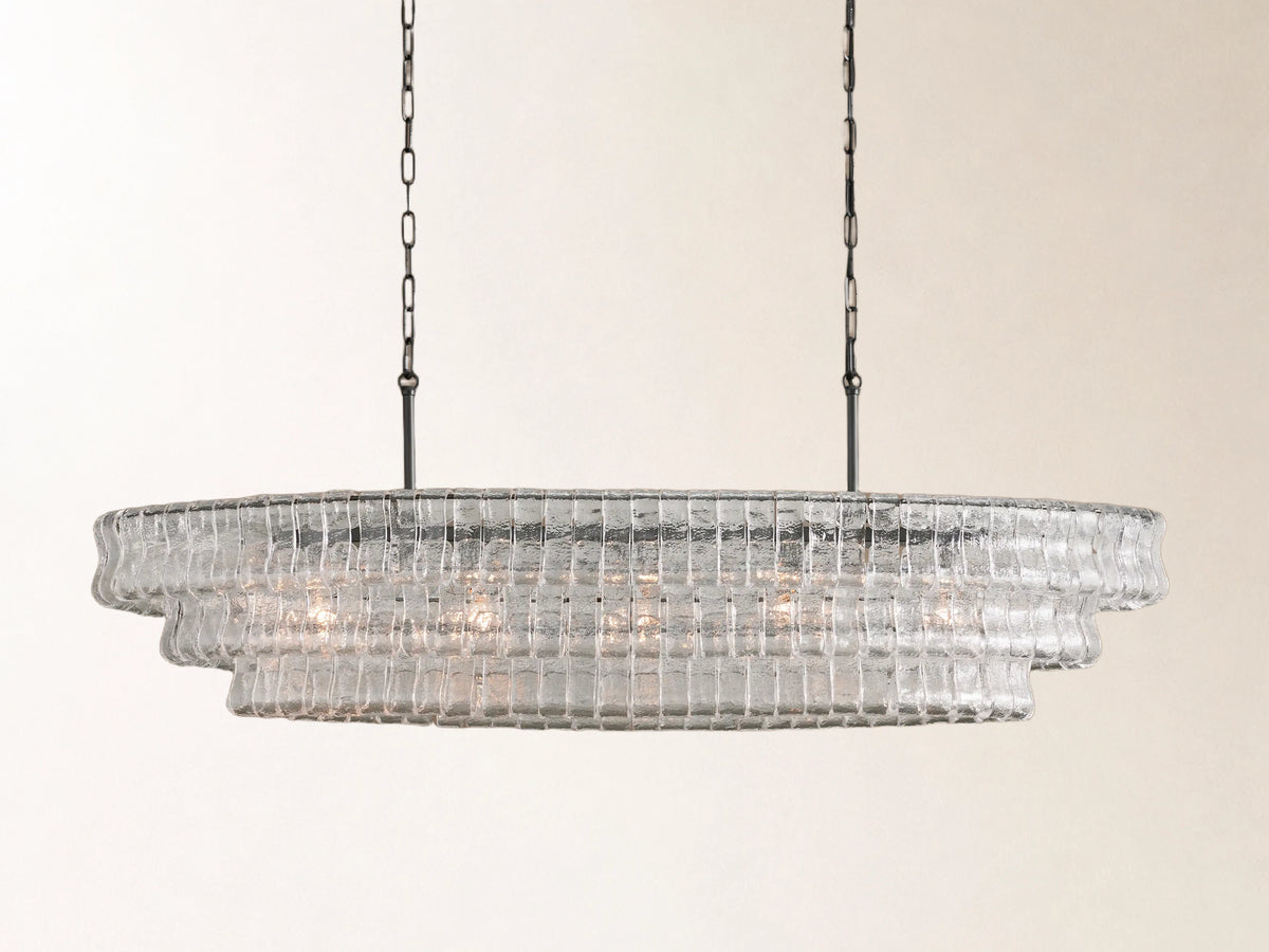 Ghiaccio Oval Chandelier
