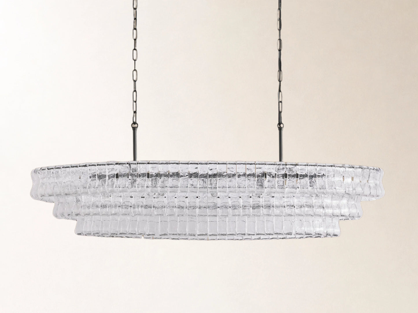 Ghiaccio Oval Chandelier