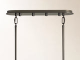 Delsie Oval Tiered Chandelier