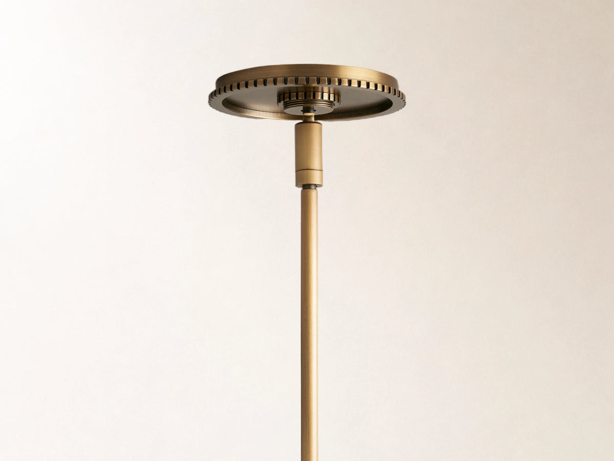 Wescott Globe Pendant with Rod