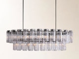 Delsie Oval Tiered Chandelier