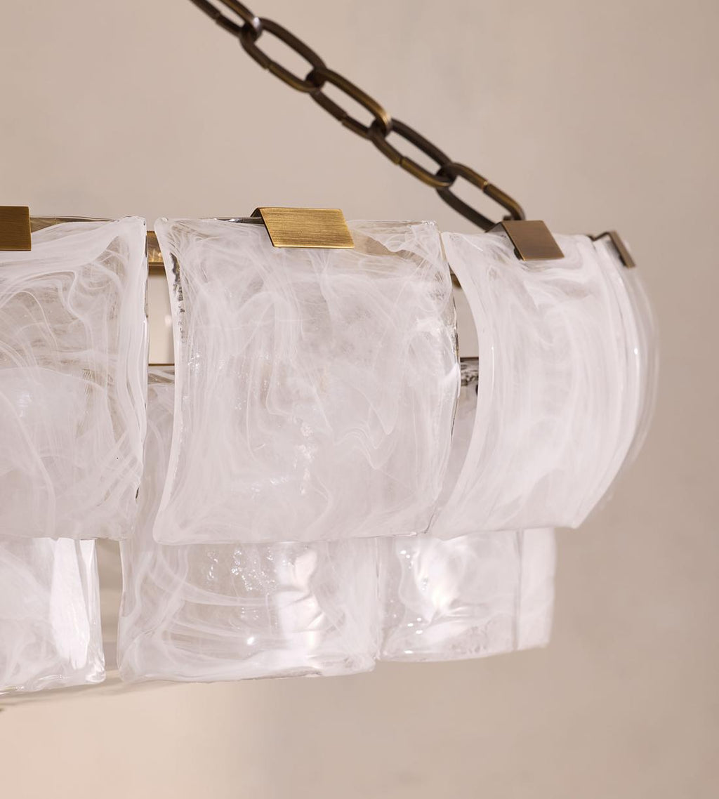 Alessio Murano Glass Chandelier
