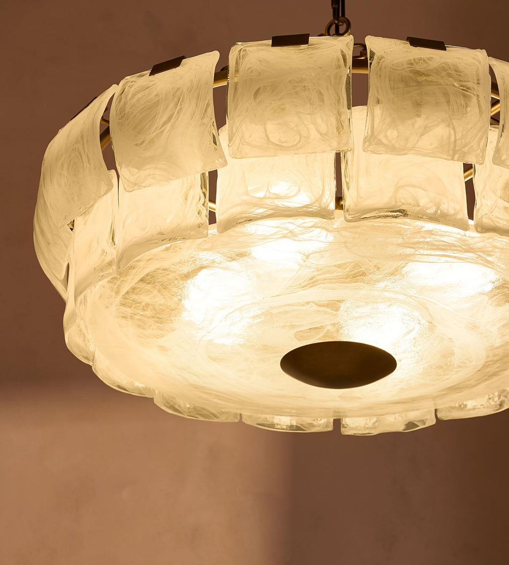 Alessio Murano Glass Chandelier