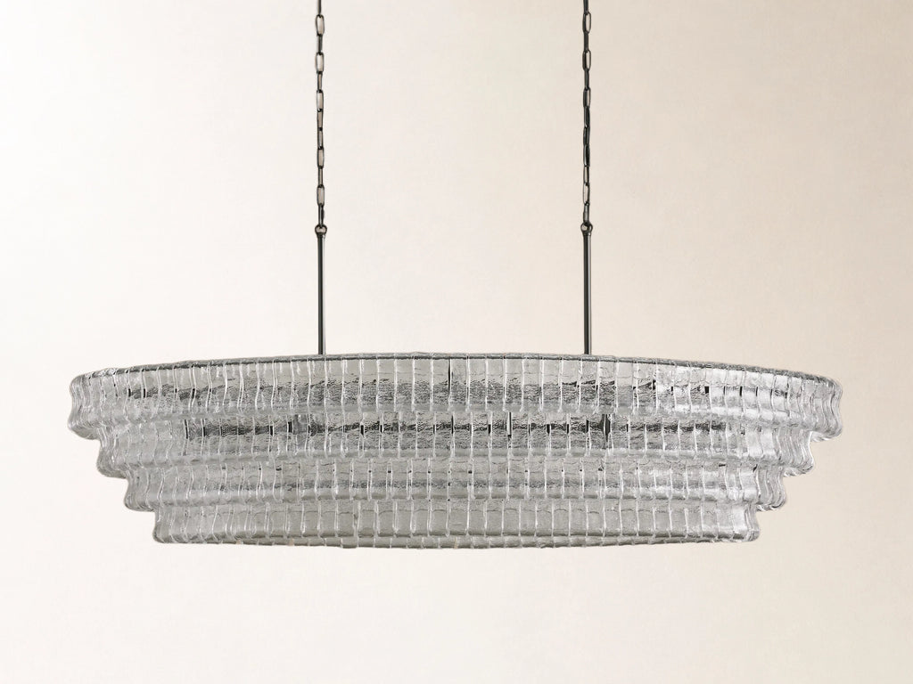 Ghiaccio Oval Chandelier