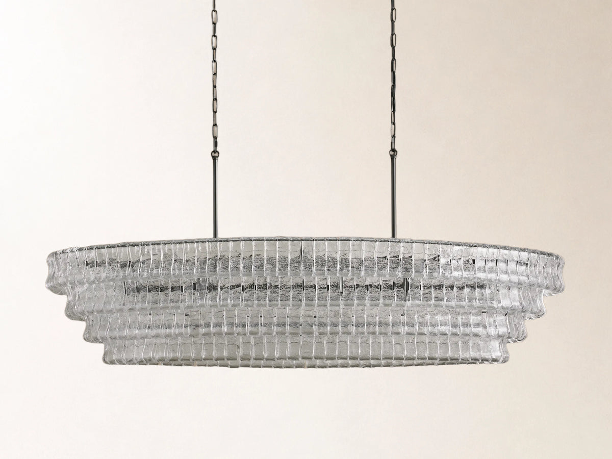 Ghiaccio Oval Chandelier