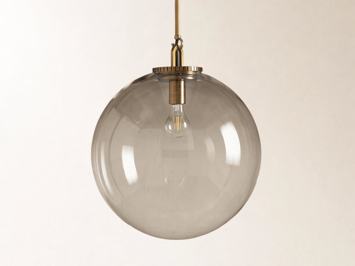 Wescott Globe Pendant with Rod
