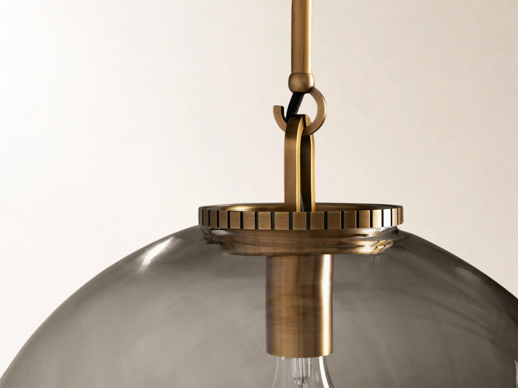 Wescott Globe Pendant with Rod