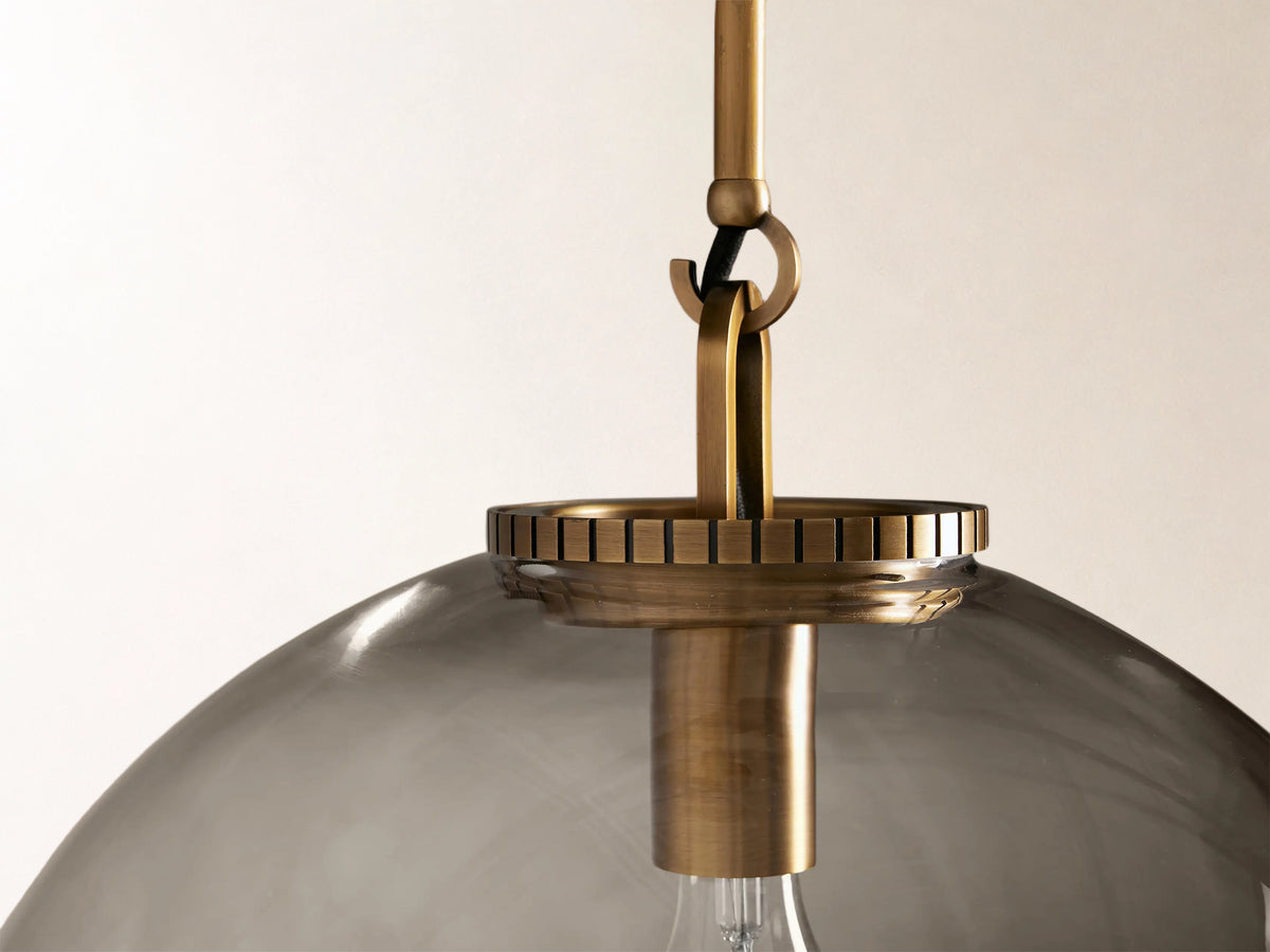 Wescott Globe Pendant with Rod