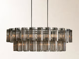 Delsie Oval Tiered Chandelier