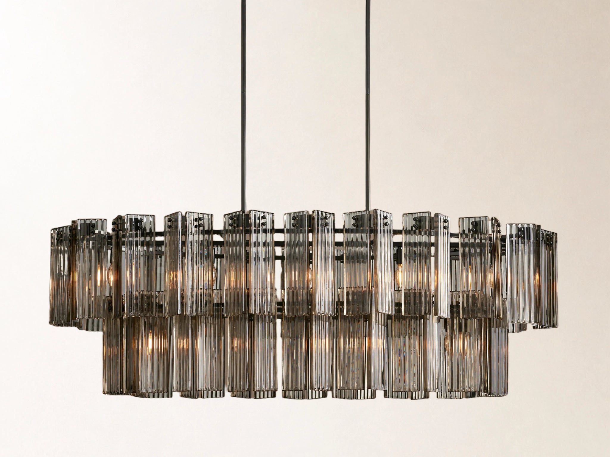 Delsie Oval Tiered Chandelier