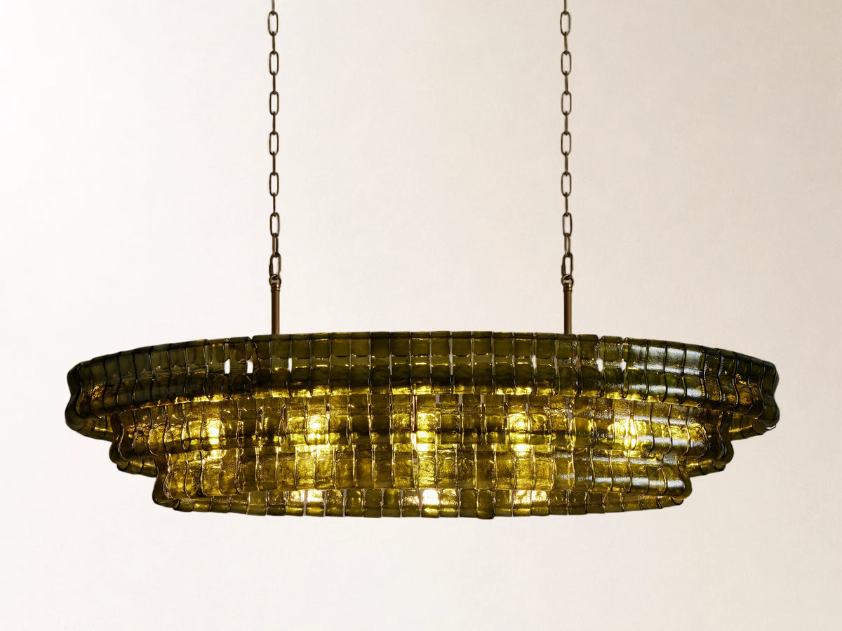 Ghiaccio Oval Chandelier