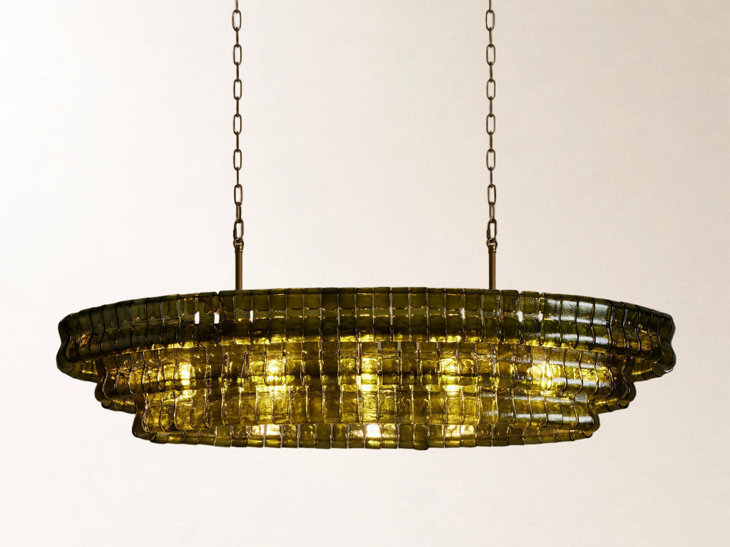 Ghiaccio Oval Chandelier