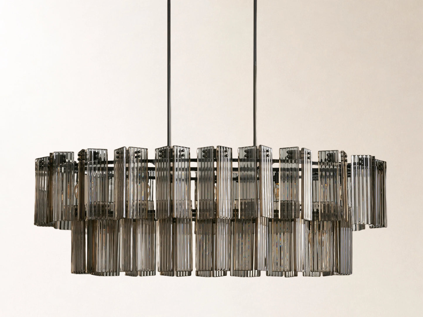 Delsie Oval Tiered Chandelier