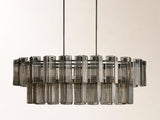 Delsie Oval Tiered Chandelier