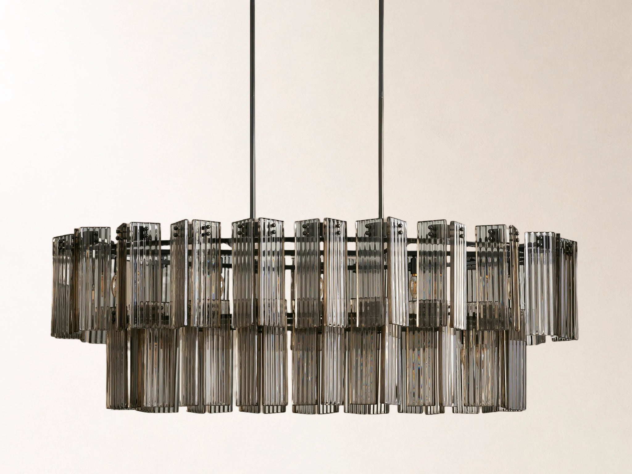 Delsie Oval Tiered Chandelier