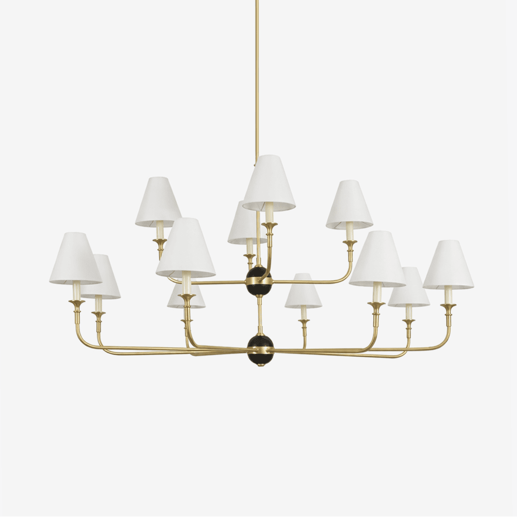 Designer Astris Brass Chandelier - CasaraHouse Main image