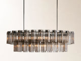 Delsie Oval Tiered Chandelier