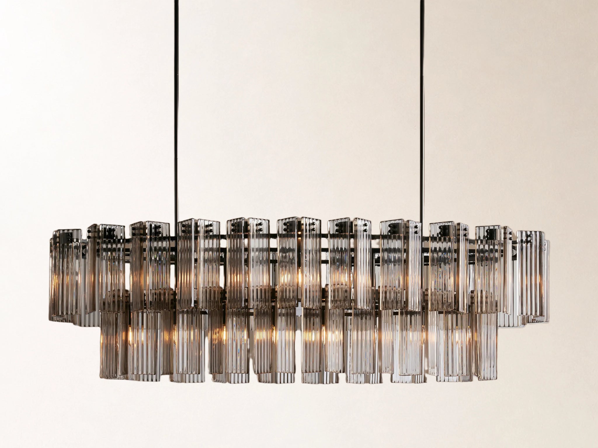Delsie Oval Tiered Chandelier