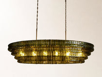 Ghiaccio Oval Chandelier