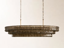 Ghiaccio Oval Chandelier