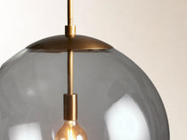 Wescott XL Globe Pendant with Rod