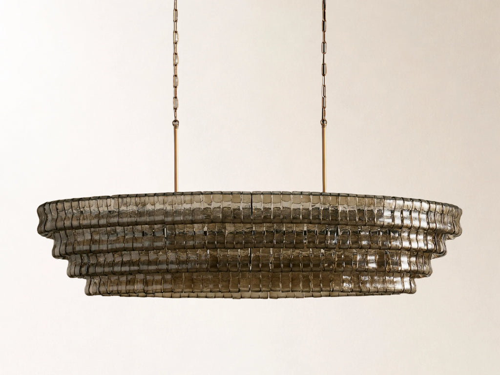 Ghiaccio Oval Chandelier